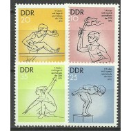 DDR 1975 - Sport, spartakiada, serie neuzata