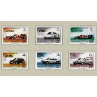 Ungaria 1986 - automobile, masini, serie neuzata