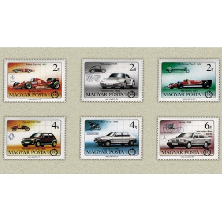 Ungaria 1986 - automobile, masini, serie neuzata Ungaria 1986 - automobile, masini, serie neuzata