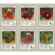 Ungaria 1986 - Fructe, serie neuzata