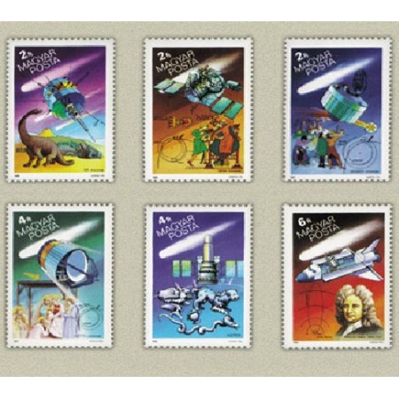Ungaria 1986 - Cometa Halley, serie neuzata Ungaria 1986 - Cometa Halley, serie neuzata