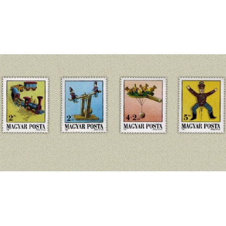 Ungaria 1988 - Jucarii vechi, serie neuzata Ungaria 1988 - Jucarii vechi, serie neuzata