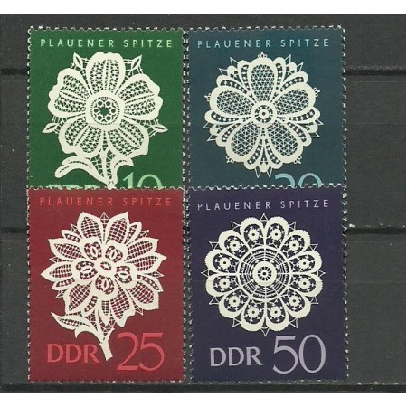 DDR 1966 - dantele, serie neuzata DDR 1966 - dantele, serie neuzata