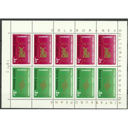 1972 - Colaborarea, bloc neuzat 1972 - Colaborarea, bloc neuzat