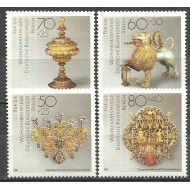 Berlin 1988 - Obiecte din aur si argint, argintărie, meșteșuguri, aurari, serie neuzata