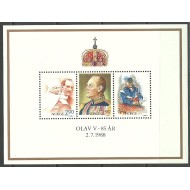 Norvegia 1988 - familia regala, bloc neuzat