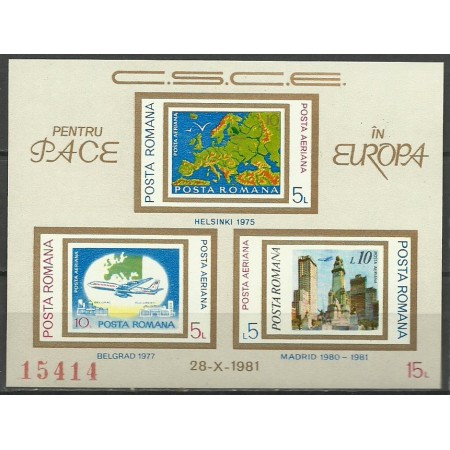 1981 - Conferinta pt securitate in Europa, colita ndt neuzata