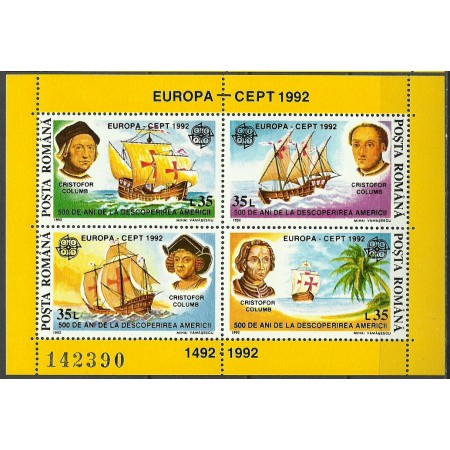 1992 - Europa, bloc neuzat 1992 - Europa, bloc neuzat