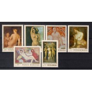 1969 - Reproduceri de arta I, nuduri, serie neuzata