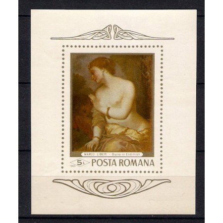 1969 - Reproduceri de arta I, nuduri, colita neuzata