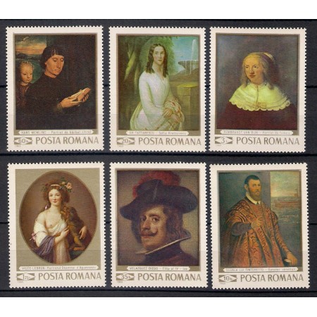 1969 - Reproduceri de arta II, serie neuzata