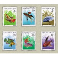 Ungaria 1987 - Pesti de acvariu, serie neuzata