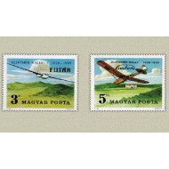 Ungaria 1989 - Planoare, oldtimer rally, serie neuzata