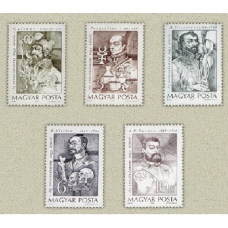 Ungaria 1989 - Pionieri ai medicinii, personalitati, serie neuza Ungaria 1989 - Pionieri ai medicinii, personalitati, serie neuza