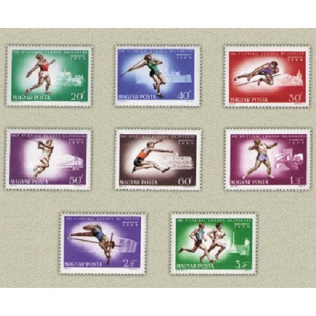 Ungaria 1966 - Campionatul european de atletism, sport, serie neuzata