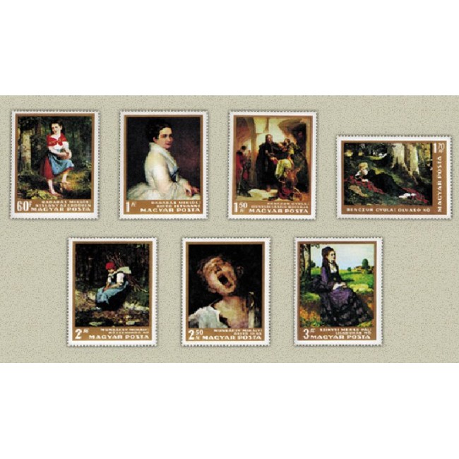 Ungaria 1966 - Pictura (I), arta, serie neuzata
