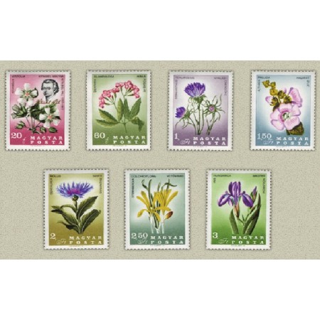 Ungaria 1967 - Flori, serie neuzata