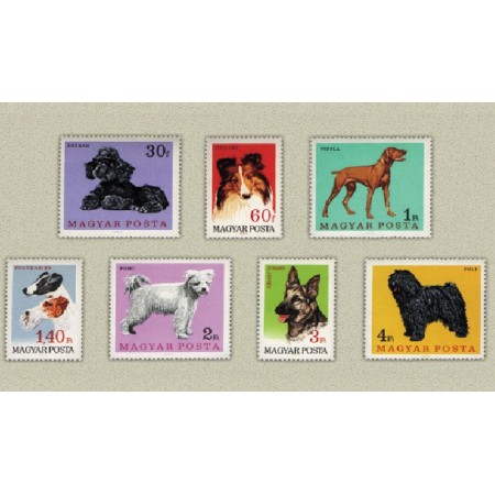 Ungaria 1967 - Caini, serie neuzata