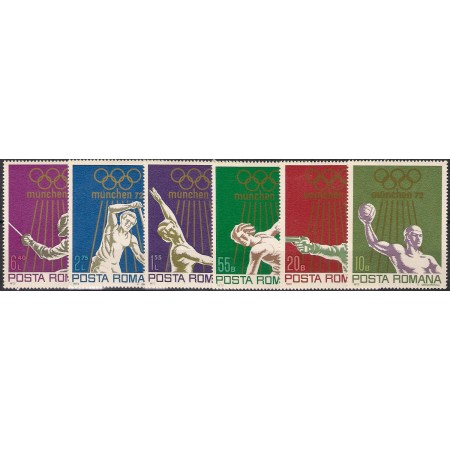 1972 - Jocurile Olimpice Munchen, serie neuzata 1972 - Jocurile Olimpice Munchen, serie neuzata