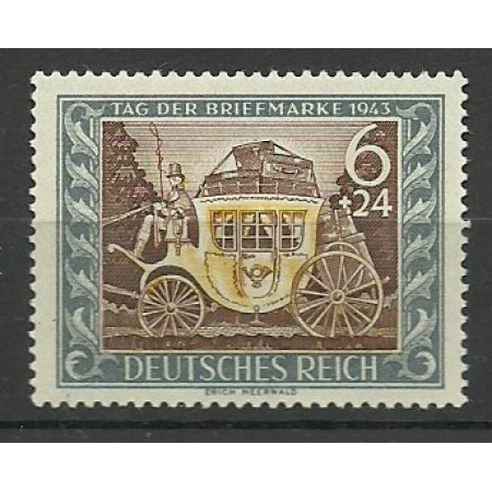 Deutsches Reich 1943 - ziua marcii postale, neuzata Deutsches Reich 1943 - ziua marcii postale, neuzata