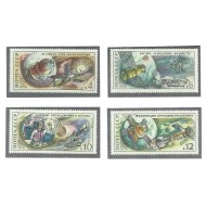 URSS 1976 - Cosmonautica, serie neuzata