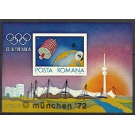 1972 - Jocurile Olimpice Munchen, colita nedantelata neuzata