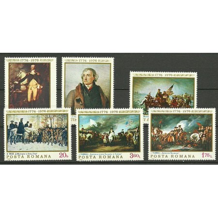 1976 - Bicent revolutiei americane, serie neuzata