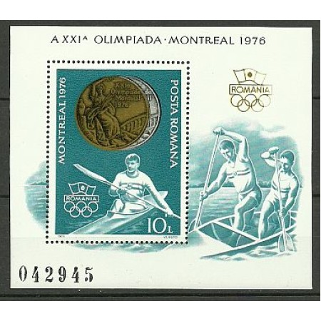 1976 - Medalii Olimpice, JO Montreal, colita neuzata