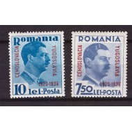 1936 - Mica înțelegere, supratipar, serie neștampilata cu șarniere
