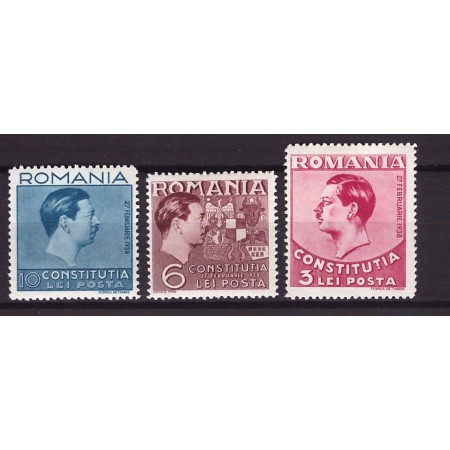 1938 - Constitutia, serie neuzata