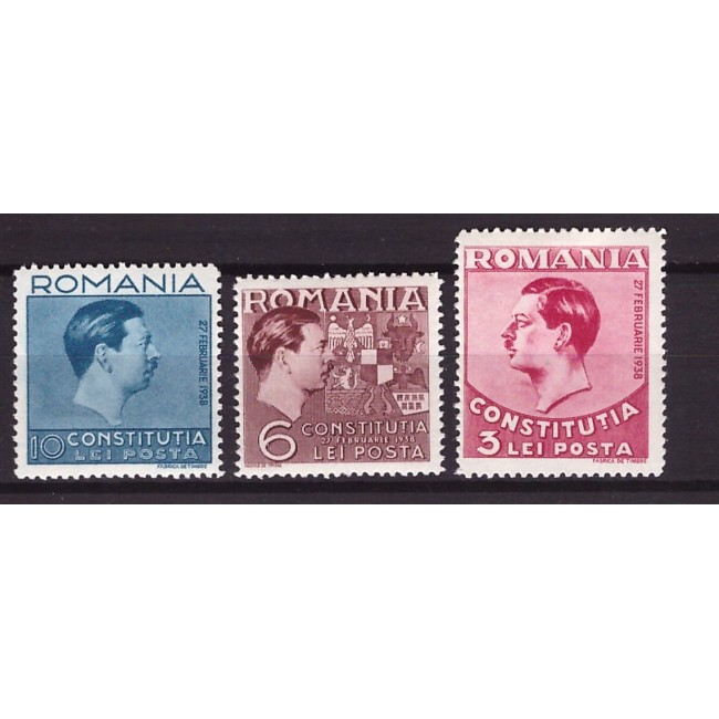 1938 - Constitutia, serie neuzata