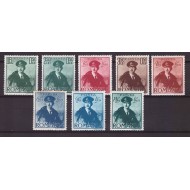 1940 - Carol II cu pelerina, serie nestampilata cu sarniere