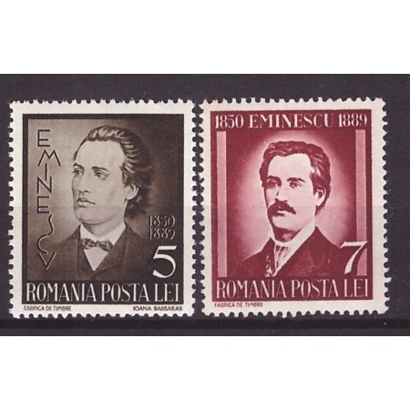 1939 - Mihai Eminescu, serie neuzata