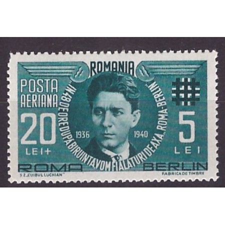 1940 - Codreanu, P.A. nestampilat cu sarniera