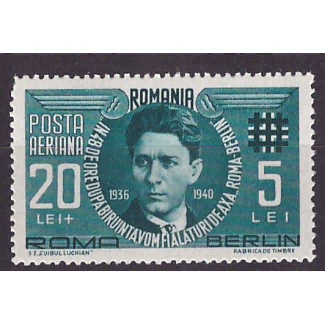 1940 - Codreanu, P.A. nestampilat cu sarniera