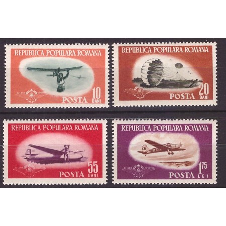 1953 - Aviatia sportiva, serie neuzata 1953 - Aviatia sportiva, serie neuzata