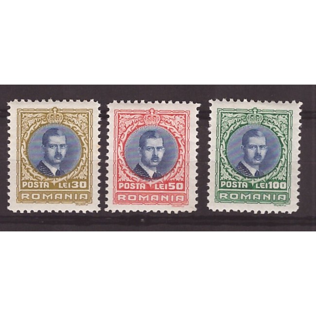 1930 - Carol II Londra, serie neuzata