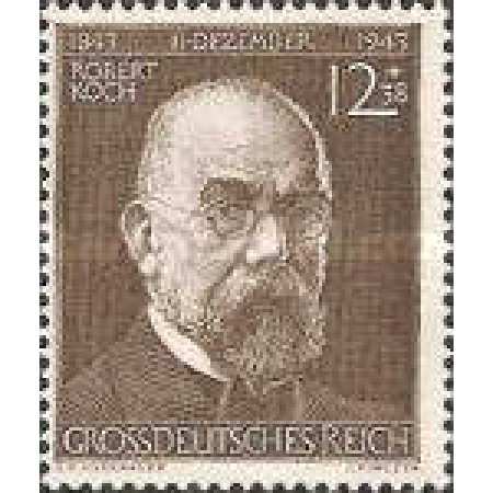 Deutsches Reich 1944 - Robert Koch, neuzata Deutsches Reich 1944 - Robert Koch, neuzata
