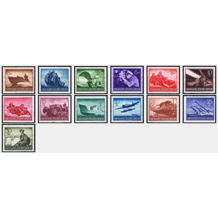 Deutsches Reich 1944 - Ziua armatei (II), serie neuzata Deutsches Reich 1944 - Ziua armatei (II), serie neuzata