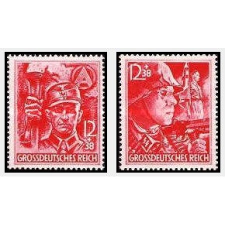 Deutsches Reich 1945 - SA and SS serie neuzata Deutsches Reich 1945 - SA and SS serie neuzata