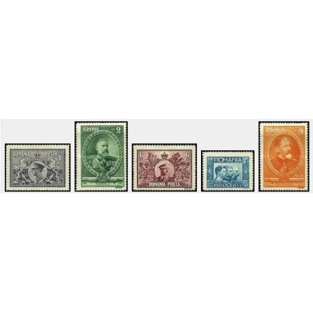 1931 - Semicentenarul Regatului, serie nestampilata cu sarniere 1931 - Semicentenarul Regatului, serie nestampilata cu sarniere
