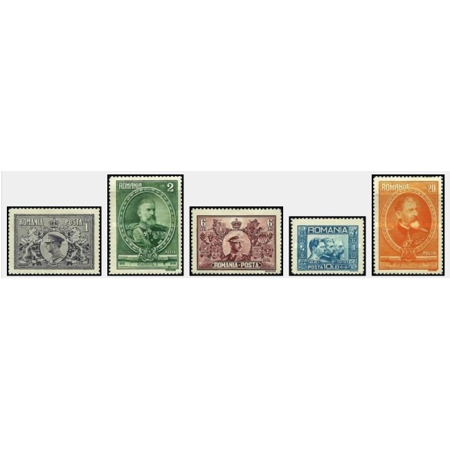 1931 - Semicentenarul Regatului, serie nestampilata cu sarniere 1931 - Semicentenarul Regatului, serie nestampilata cu sarniere