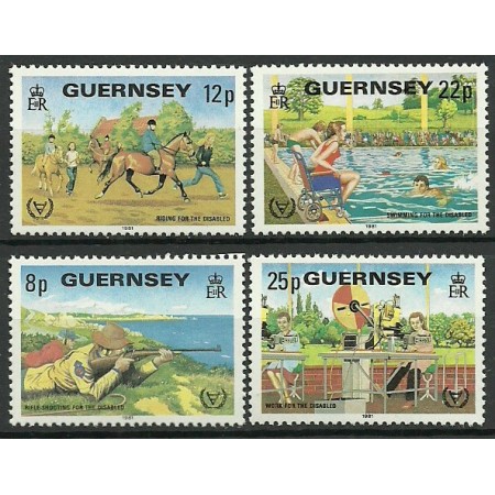 Guernsey 1981 - parasport, serie neuzata Guernsey 1981 - parasport, serie neuzata