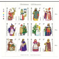 Guernsey 1985 - Craciun, bloc neuzat