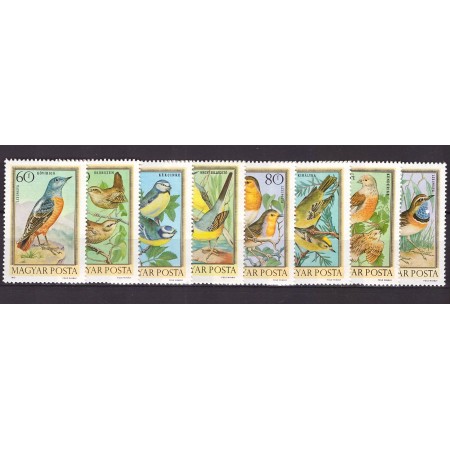Ungaria 1973 - Pasari, fauna, serie neuzata