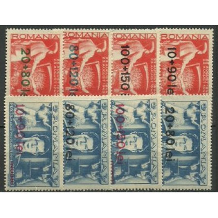 1946 - Frontul plugarilor, supratipar, serie neuzata