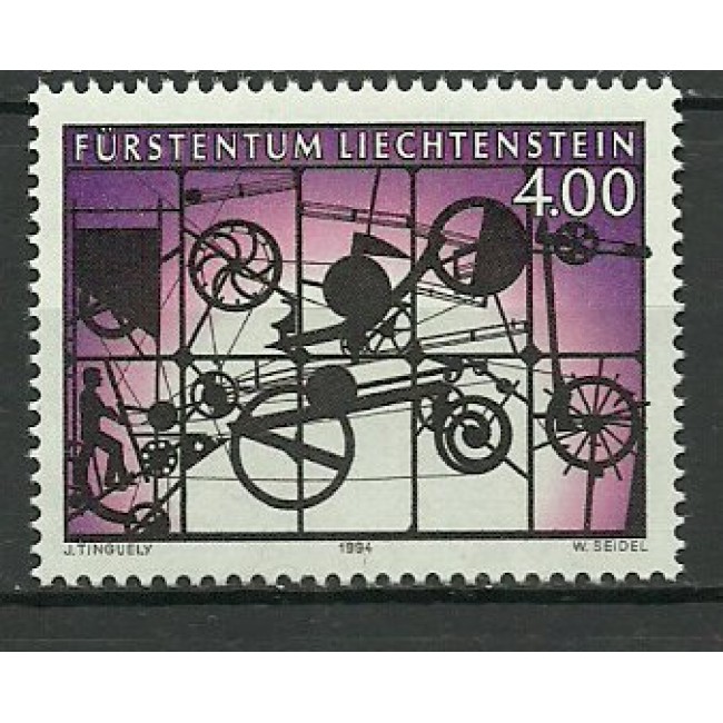 Liechtenstein 1994 - Arta contemporana, neuzata Liechtenstein 1994 - Arta contemporana, neuzata