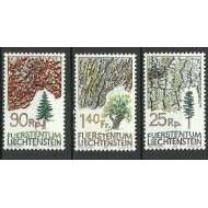 Liechtenstein 1986 - Copaci, pomi, flora, serie neuzata