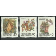 Liechtenstein 1983 - obiceiuri populare, serie neuzata
