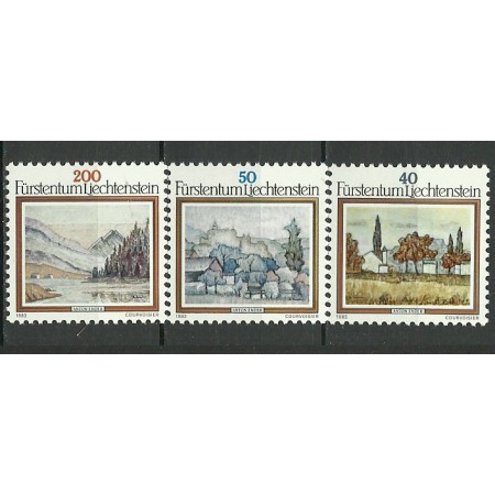 Liechtenstein 1983 - peisaje, picturi, serie neuzata Liechtenstein 1983 - peisaje, picturi, serie neuzata
